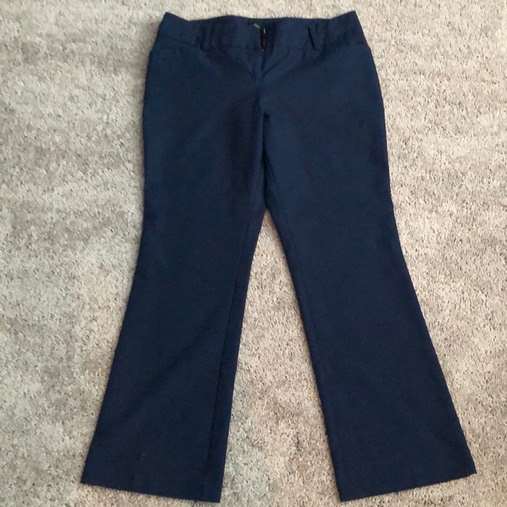 New York & Co. Dress Pant 12P Navy Blue